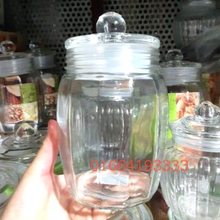 Lọ thủy tinh nắp núm
