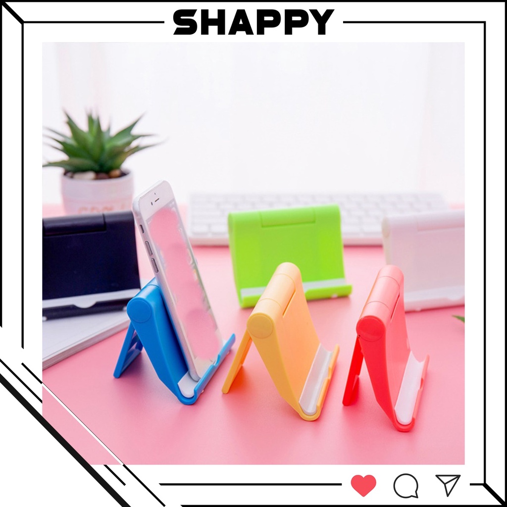 Giá Đỡ Điện Thoại Nhựa Thiết Kế Chữ A - Giao Màu Ngẫu Nhiên [Shappy Shop]