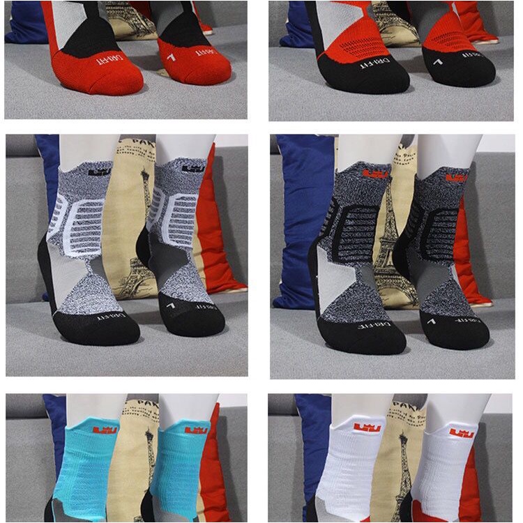 Đôi Vớ Thể Thao Cổ Vừa In Hình nba kobe Thế Hệ Thứ 5 Thời Trang Cho Nam