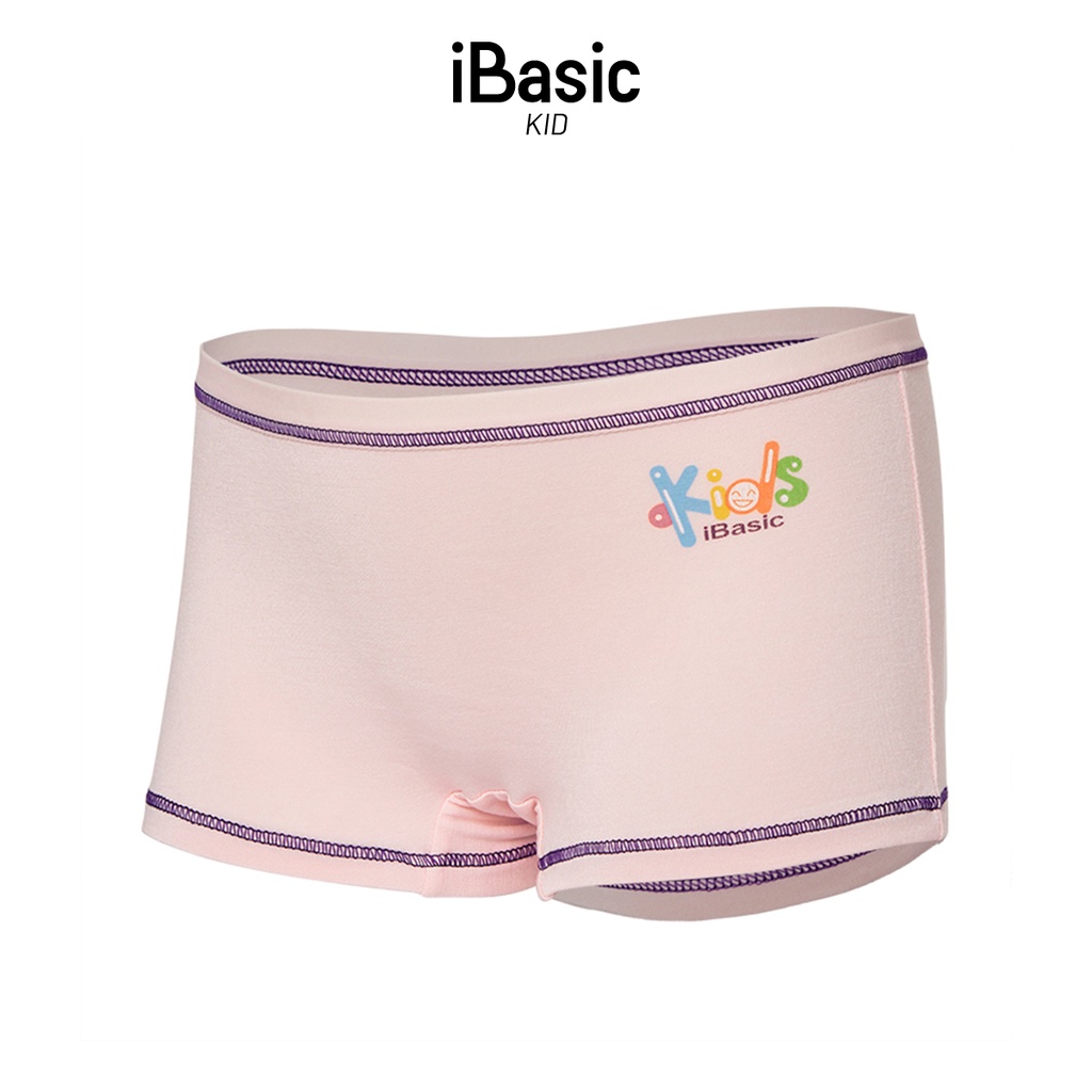 Quần lót bé gái dạng đùi cotton iBasic KG002P