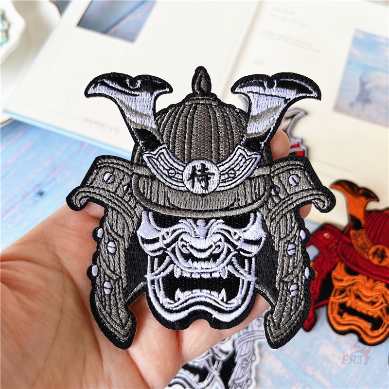 ☸ Bushido - Chiến Binh Nhật Bản Miếng Vá Sắt ☸ 1 Cái Tự May Thêu Trên Sắt Trên Huy Hiệu Miếng Vá