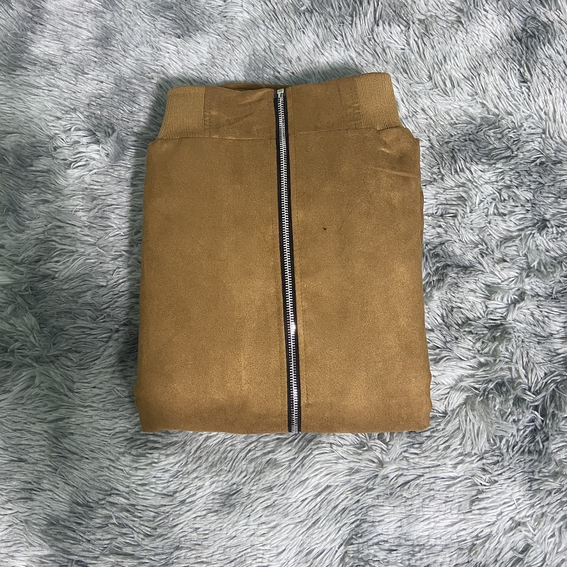 Áo khoác nam da lộn lót lông body SGG1045