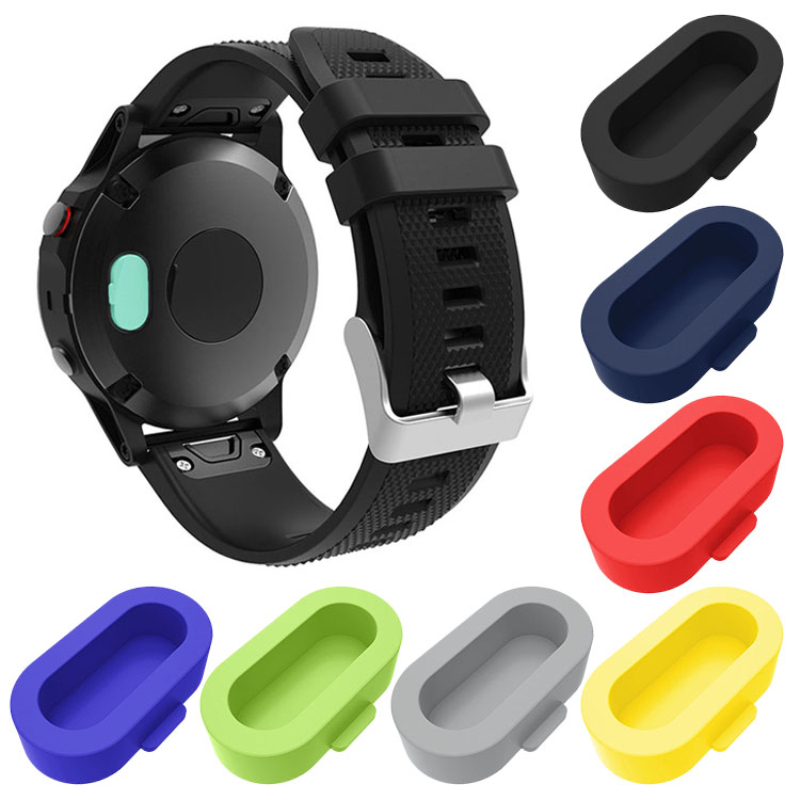 Set 10 Nắp Silicone Chống Bụi Cho Đồng Hồ Garmin Fenix 5 / 5x / 5s / 6 / 6x / 6s