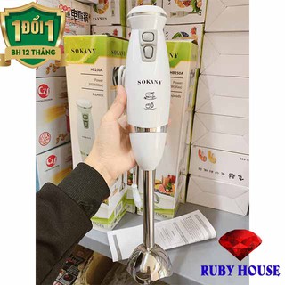 Máy xay đa năng Sokany HB250A CHÍNH HÃNG loại bé, Máy xay cầm tay cao cấp 2020-Ruby House
