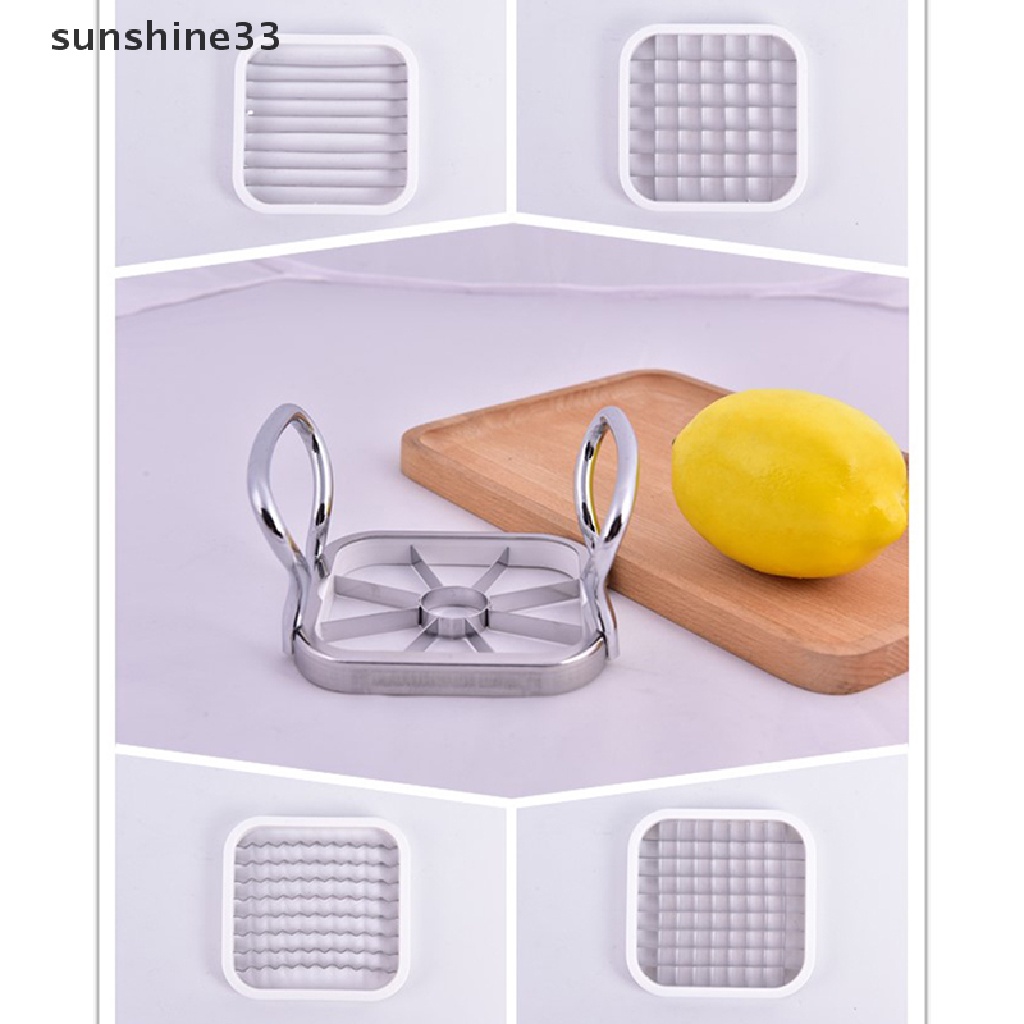 Bộ Dụng Cụ Cắt Rau Củ Quả 5 Trong 1 Bằng Thép Không Gỉ