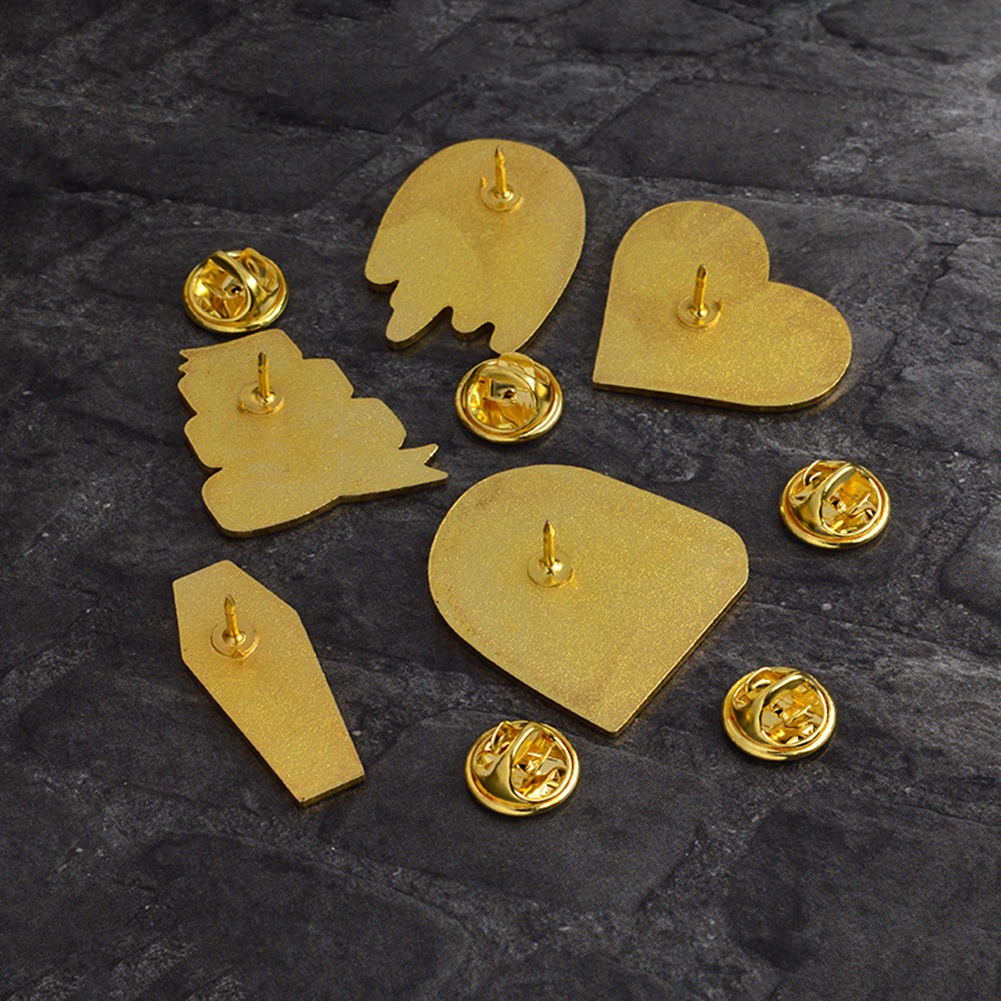 Ghim cài áo kim loại tạo hình độc đáo