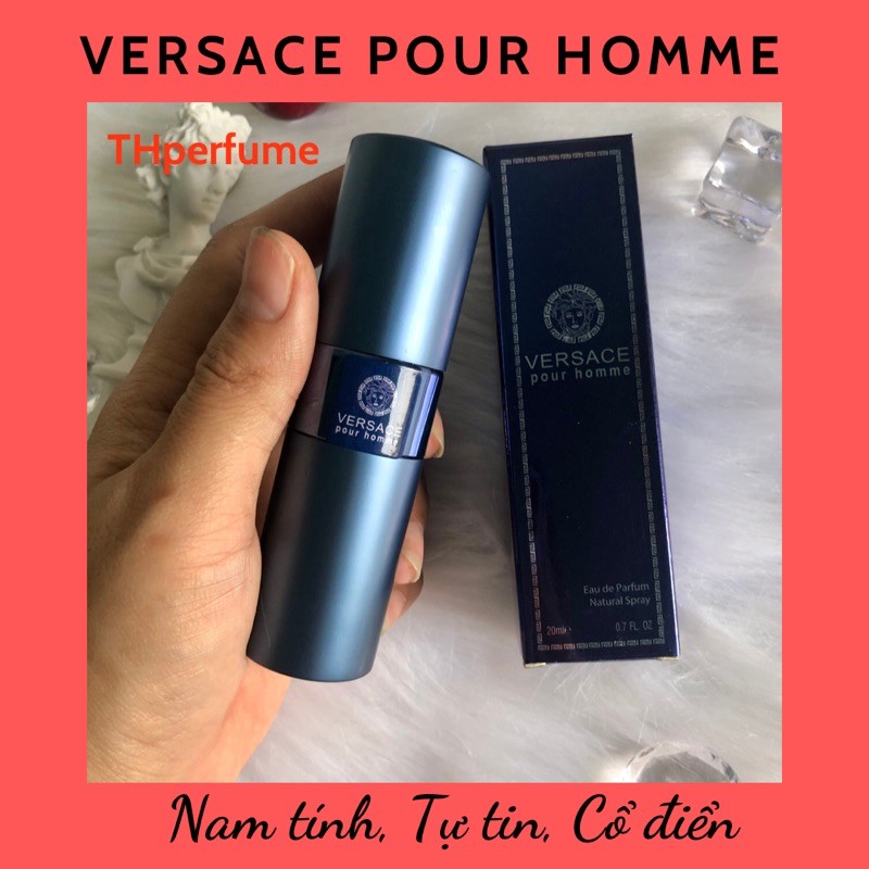 [ Son Vip] Nước Hoa Mini Nam 20ml VERSACE POUR HOMME