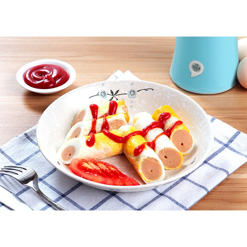 [Tổng Kho Sỉ] Máy Làm TRỨNG CUỘN Xúc Xích J6 - Máy Chiên Rán Tự Động Kiểu Mới Một Màu