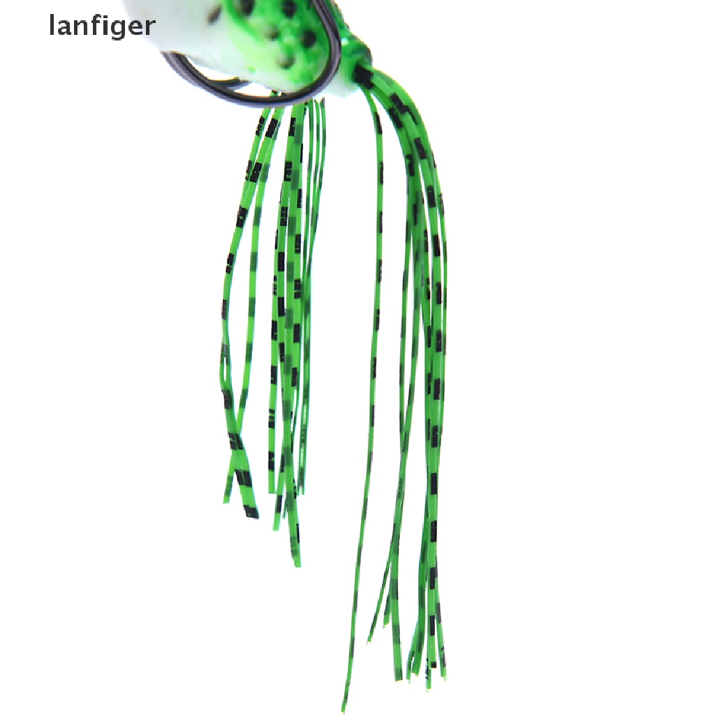 Mồi Câu Cá Nhân Tạo Hình Ếch Mềm Mại Kèm Lưỡi Câu Tiện Dụng