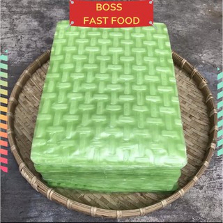1kg Bánh tráng vuông lá dứa❤️Freeship❤️bánh tráng vuông siêu mỏng