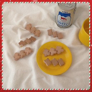 Kẹp tóc kẹp mái lin hình bánh quy cookies dễ thương