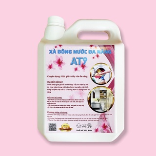 🌈 Xà Bông Nước Đa Năng, AT9, loại 5 lít