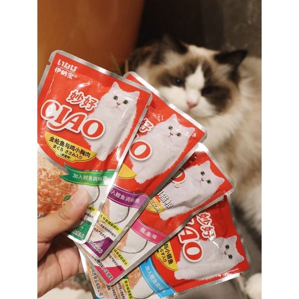 [Ship Hỏa Tốc] Pate mèo Ciao Churu giá rẻ nhiều hương vị cho mèo trên 3 tháng tuổi gói 60g
