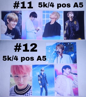 (Có sẵn) Sale poster A5 V BTS