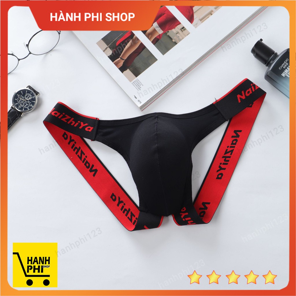 Jockstrap NaiZhiYa Quần lót dây sexy cho nam - Quần sịp nam khoe mông cực hot độc lạ (JO01)