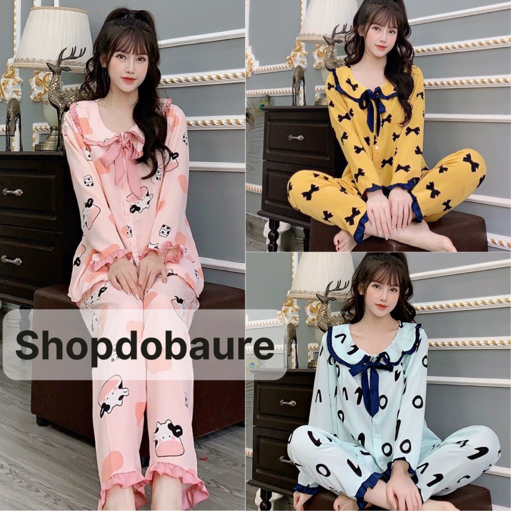 Bộ bầu và sau sinh vải Mango cao cấp cổ bèo 𝐁𝐃𝟕𝟒