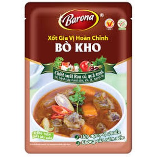 XỐT/SỐT GIA VỊ HOÀN CHỈNH BARONA BÒ KHO 80G