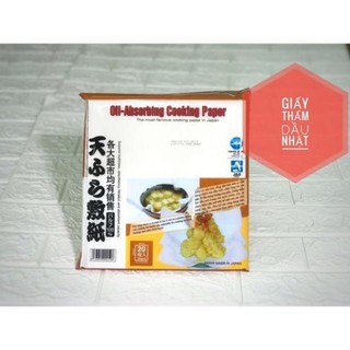 Giấy thấm dầu mỡ Nhật Bản Kokusai. Một bịch 20 tờ kích thước 24cm x 25cm