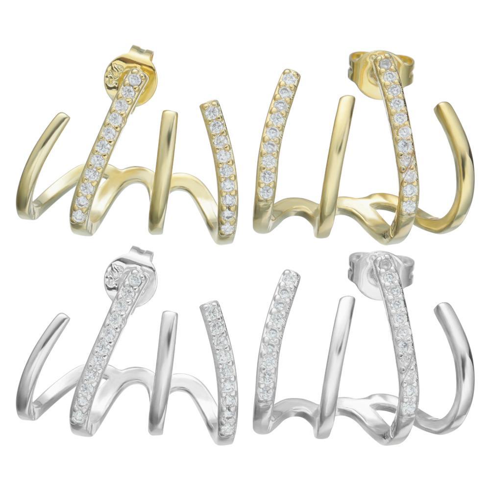 Tháng Tư 925|Khuyên Tai Thời Trang Xu Hướng|Trang Sức Lấp Lánh|Bông Tai