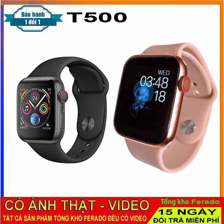 Đồng hồ thông minh T500 - Có chức năng nghe gọi tuỳ ý Kết nối bluetooth Đo huyết áp 44mm