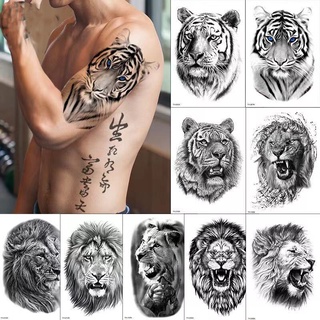 Hình xăm dán tạm thời chống thấm nước họa tiết động vật tùy chọn dành cho nam