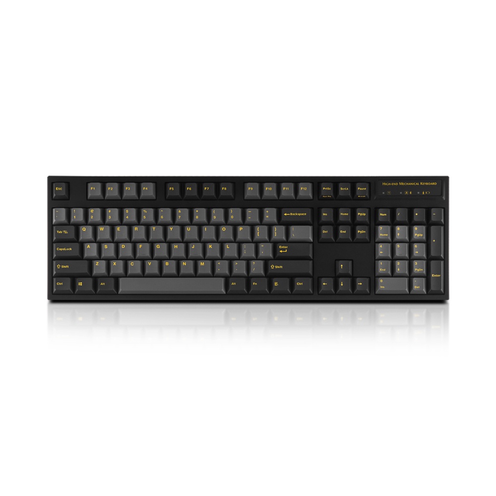 Bàn phím cơ không dây Leopold FC900RBT PD Ash Yellow - Bluetooth 5.1 - USB-C - Hàng chính hãng