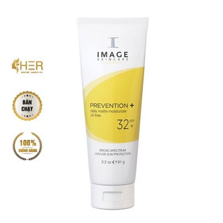 Kem Chống Nắng Cho Da Dầu Image Skincare Prevention Daily Matte Moisturizer Oil Free SPF 32 91g