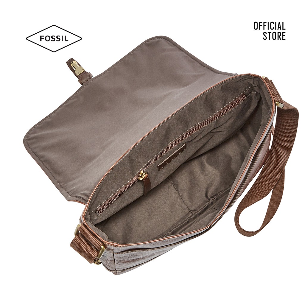 Túi đeo chéo nam Fossil Evan Commuter Bag SBG1212200 - màu nâu