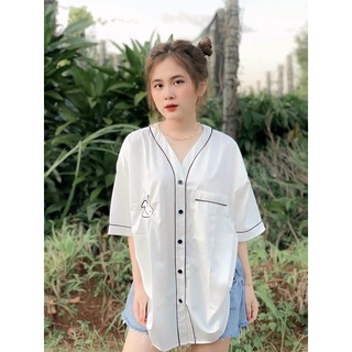 Áo sơ mi phối viền