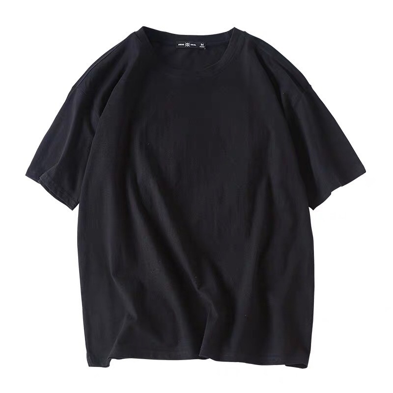 Áo thun tay lỡ unisex phông Trơn White & Black nam nữ ulzzang Wind | BigBuy360 - bigbuy360.vn