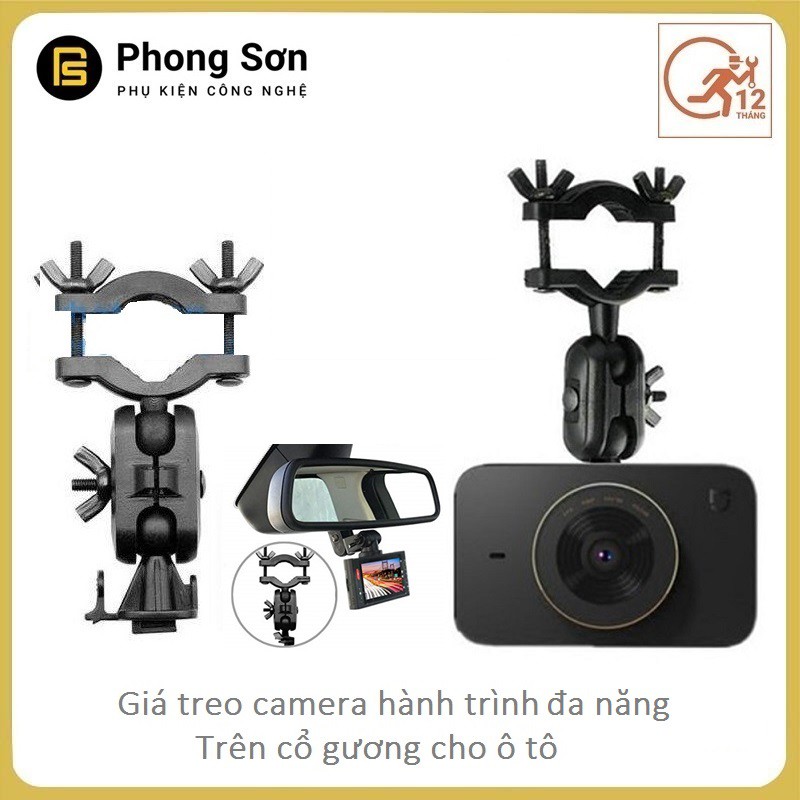 Giá treo Camera hành trình lên cổ gương chiếu hậu ( cho ô tô, xe máy,.... sử dụng đa năng ) | BigBuy360 - bigbuy360.vn
