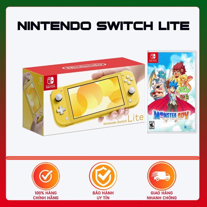 Combo Máy Chơi Game Nintendo Switch Lite + Game Nintendo - Monster Boy and the Cursed Kingdom Mới 100%