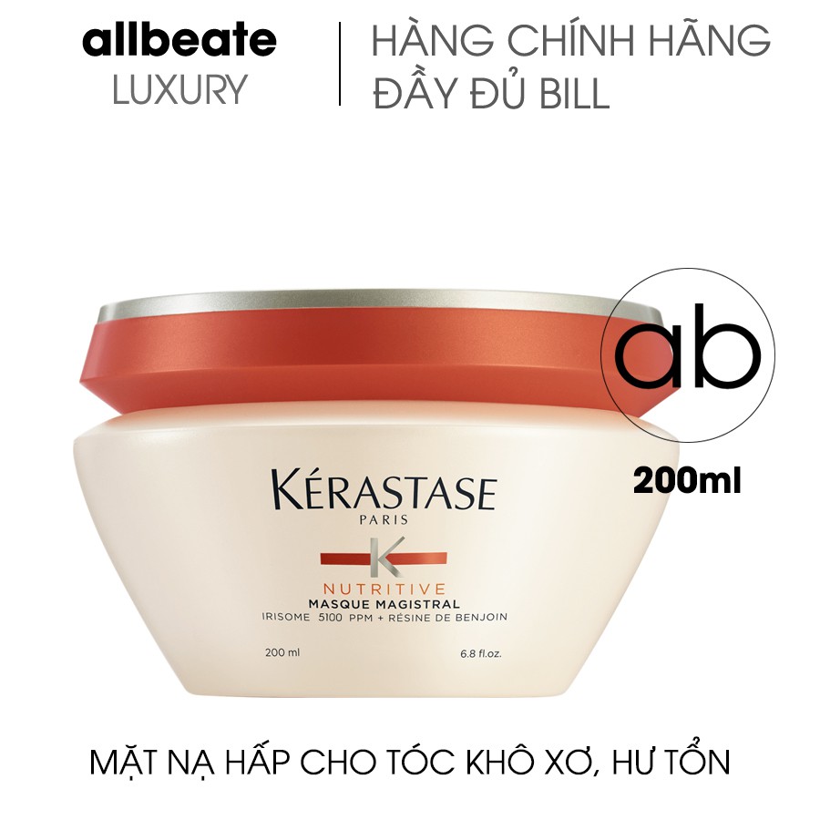 Mặt nạ hấp tóc cho tóc khô xơ Kerastase Nutritive Masque 200ml