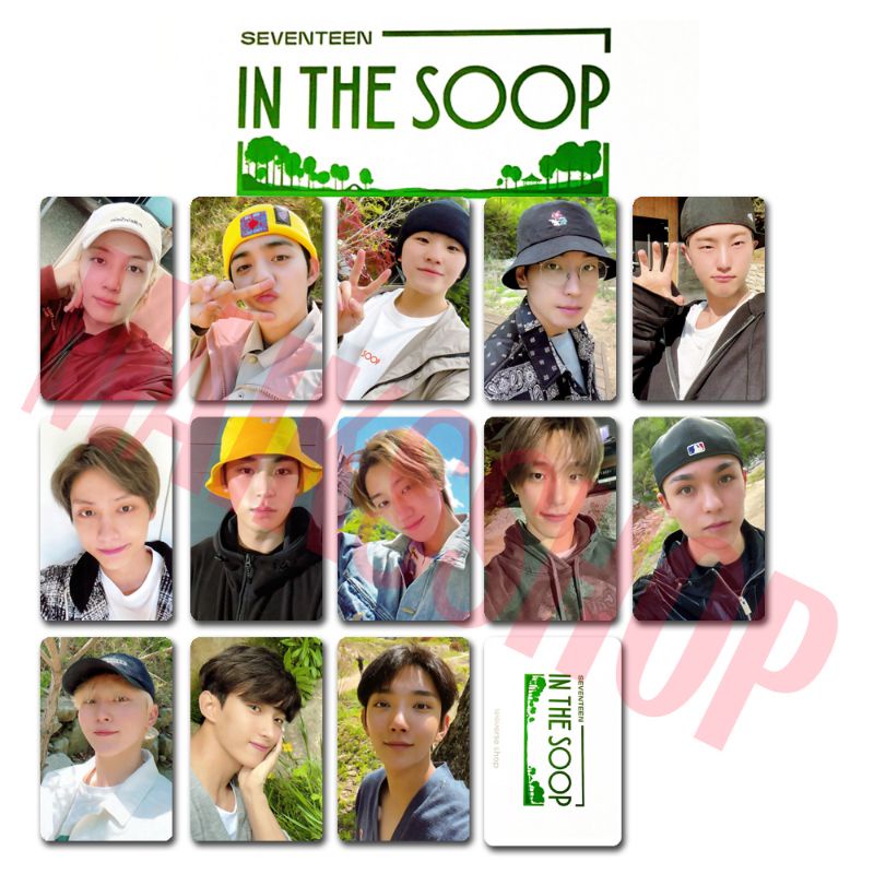 Thẻ Ảnh Nhóm Nhạc Kpop Seventeen Độc Đáo