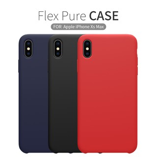 Ốp lưng Iphone XS / Iphone XS MAX chính hãng Nillkin Flex Case silicone chống sốc