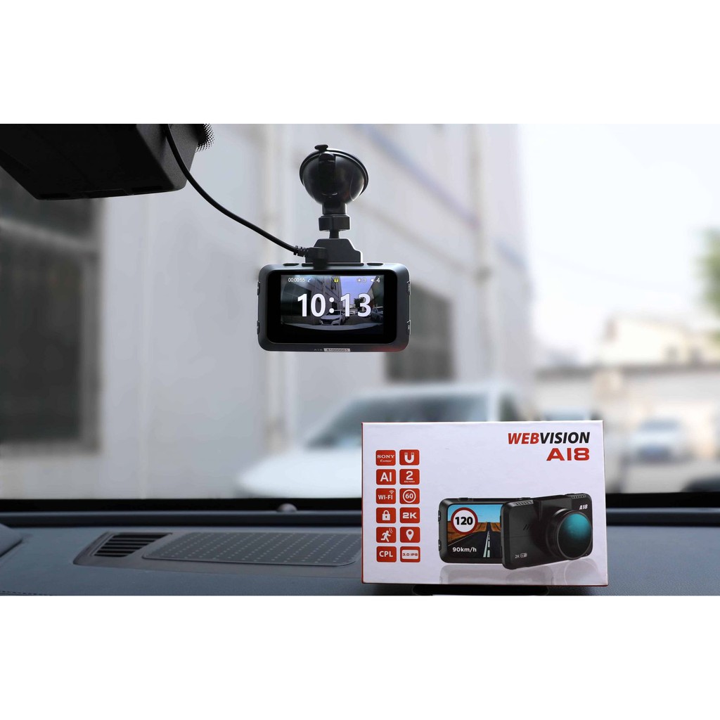 Camera Hành Trình Webvision A18 - Video 2K - AI Quét Biển Tốc Độ - Cảnh Báo Giao Thông - Wifi - GPS | BigBuy360 - bigbuy360.vn