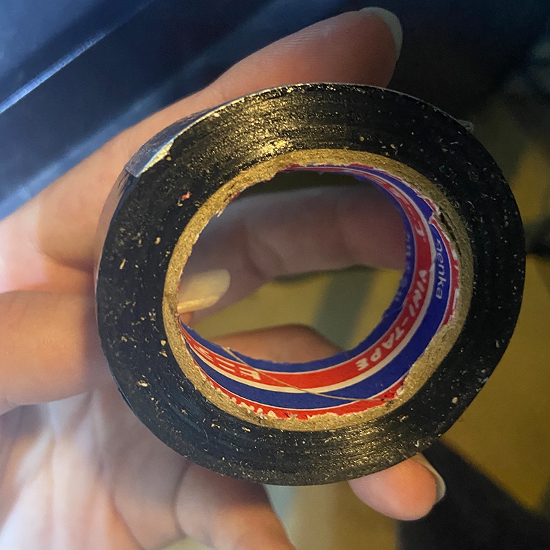 Băng dính dây điện điện đen