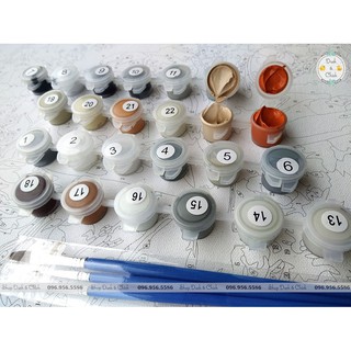 Tranh tô màu MS29 - Phố Phường