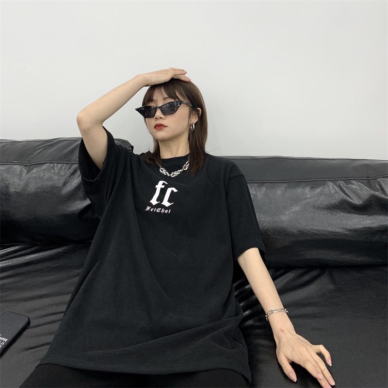 Áo thun SUXI tay ngắn dáng rộng phong cách Hàn Quốc thời trang mùa hè cho nữ