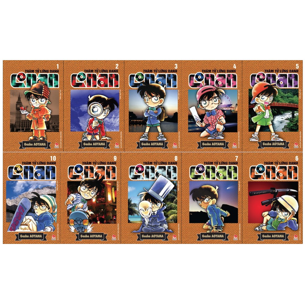 Sách - Combo Conan - 10 quyển