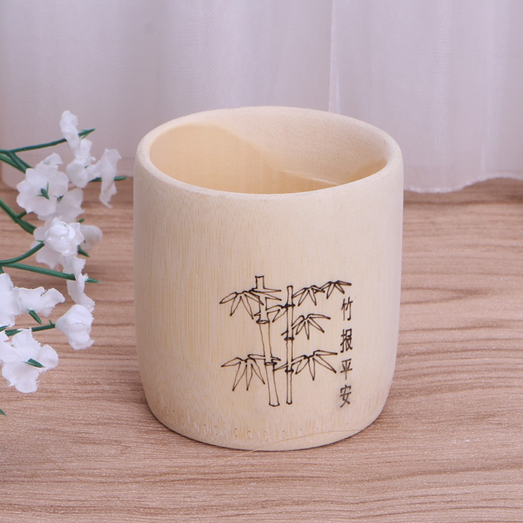 Cốc uống trà làm từ gỗ tre cao cấp tiện dụng
