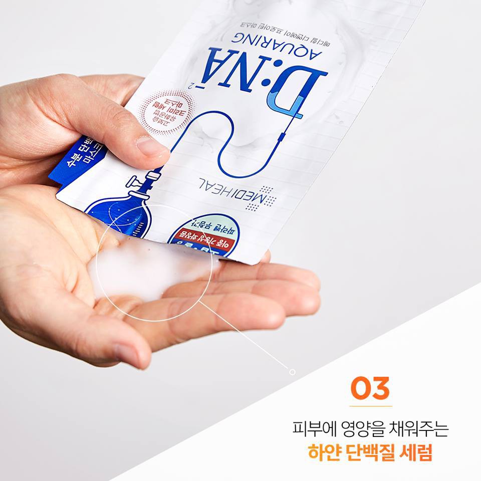 [Mã BMBAU50 giảm 7% đơn 99K] Mặt nạ D:NA proatin Mediheal cung cấp dưỡng chất phục hồi làn da 25ml