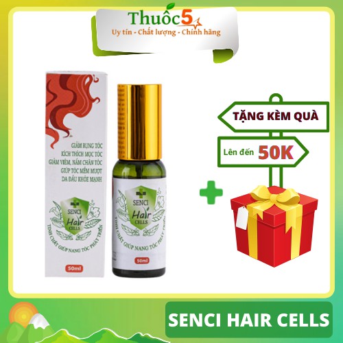 [GIÁ GỐC] Senci Hair Cells – Kích thích mọc tóc, giảm gãy rụng, lọ xịt 50ml