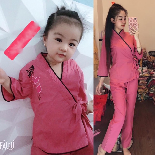 Đồ Lam Đi Chùa Cho Bé # Nhật Nơ Vẽ Bé # Đồ Bộ# Quần Áo Bé