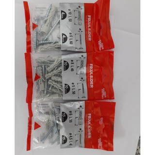 Combo 3 túi tắc kê nở nhựa TUVT (6x30,8x40,10x50) kèm vít