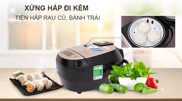 Nồi cơm điện cao tần Midea 1.5 lít MB-HS4007 ( hàng trưng bày ) Giữ ấm từ 12 - 24 giờ mà không làm thiu cơm