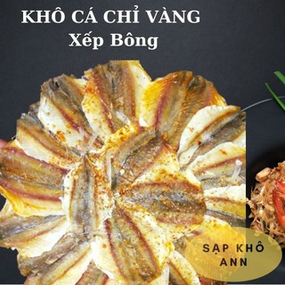 [Nhà Làm] Khô Cá Chỉ Vàng Xếp Bông Đặc Sản Cà Mau Bao Ngon