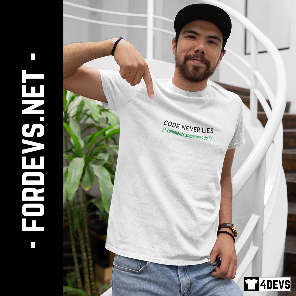 Áo thun nam Lập trình viên - Comment Lies