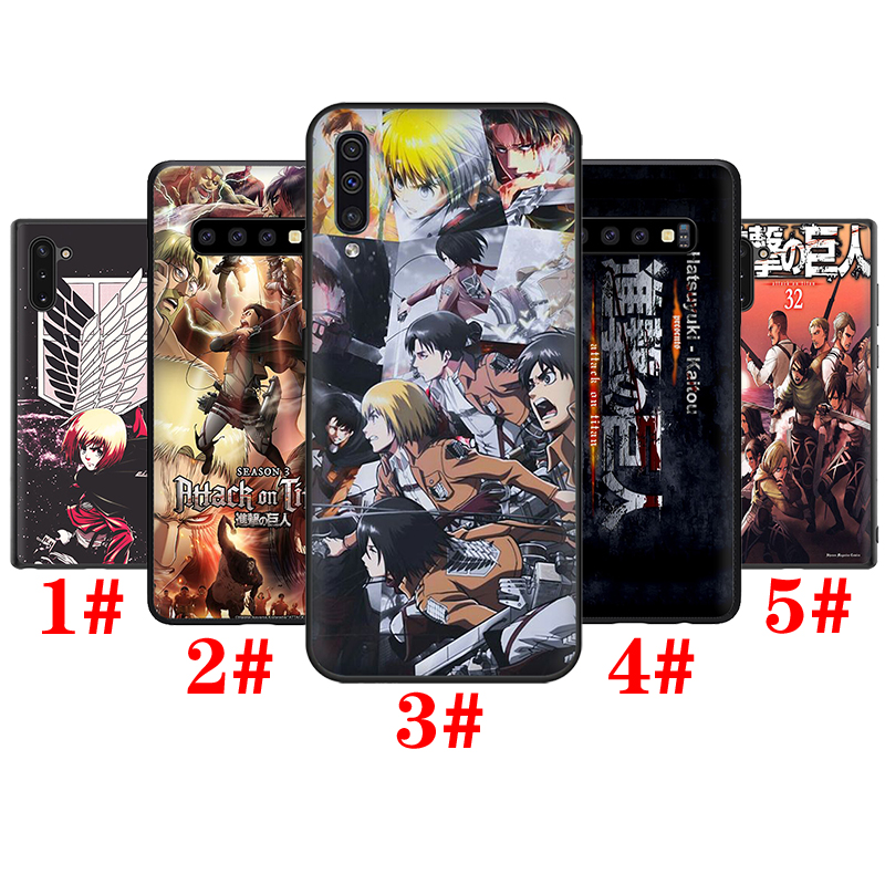 Ốp Lưng Silicone In Hình Attack On Titan 268z Cho Samsung A10 A10S A20 A20S A20E A30 A30S A40 A40S A50 A50S A60