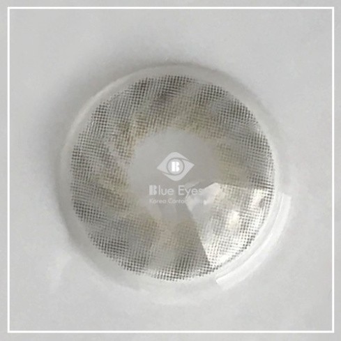 Kính áp tròng Hàn Quốc  màu xám phủ  vân tròn trẻ trung TIAM GRAY - Lens  xám giãn tròng nhẹ DIA 14.2mm.